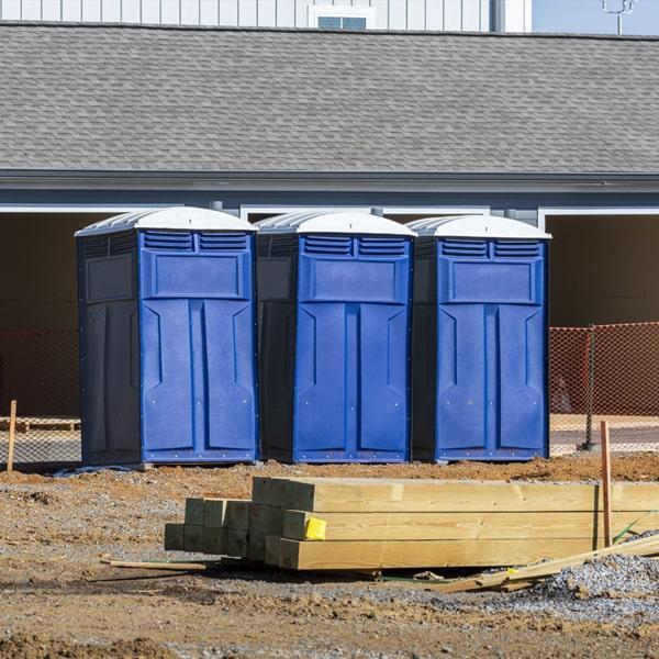 Heavy-duty construction site porta potty in Pittsfield, Massachusetts